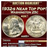 *Highlight* 1932-s Washington Quarter Near Top Pop