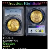 *Highlight* PCGS 1904-s Gold Liberty Double Eagle