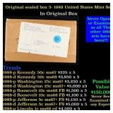 Original Sealed Box of 5x 1988 Mint Sets