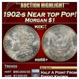 *Highlight* 1902-s Morgan Dollar Near top Pop! $1