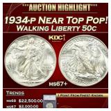 *Highlight* 1934-p Walking Liberty Half Dollar Nea