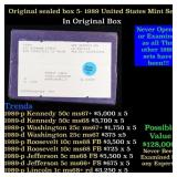 Original Sealed Box of 5x 1989 Mint Proof Sets
