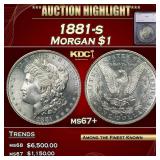 *Highlight* 1881-s Morgan Dollar $1 ms67+ SEGS (fc
