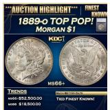 *Highlight* 1889-o Morgan Dollar TOP POP! $1 ms66+