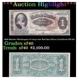*Highlight* 1886 Martha Washington $1 large size R