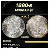 1880-s Morgan Dollar $1 Grades GEM++ Unc