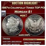 *Highlight* 1887-s Morgan Dollar Colorfully Toned