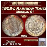 *Highlight* 1903-o Morgan Dollar Rainbow Toned $1