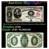 *Highlight* 1891 $1 Treasury Note Edwin M Stanton