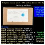 Original Sealed Box of 5x 1989 Mint Sets