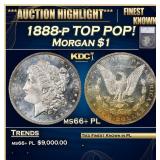 *Highlight* 1888-p Morgan Dollar TOP POP! $1 ms66+