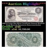 1886 $2 Large Size Silver Certificate General Winf