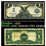 1899 "Black Eagle" $1 large size Blue Seal Silver