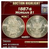*Highlight* 1887-s Morgan Dollar $1 ms65+ SEGS (fc