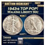 *Highlight* 1943-s Walking Liberty Half Dollar TOP
