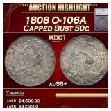 *Highlight* 1808 Capped Bust Half Dollar O-106A 50