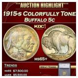 *Highlight* 1915-s Buffalo Nickel Colorfully Toned