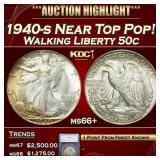 *Highlight* 1940-s Walking Liberty Half Dollar Nea