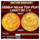 *Highlight* 1888-p Gold Liberty Quarter Eagle Near