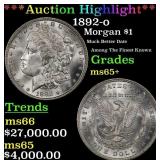 ***Major Highlight*** 1892-o Morgan Dollar $1 ms65