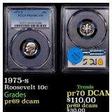 PCGS 1975-s Proof Roosevelt Dime 10c pr69 dcam PCG