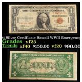 1935A $1 Silver Certificate Hawaii WWII Emergency