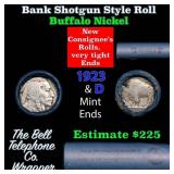 Buffalo Nickel Shotgun Roll in Old Bank Style 