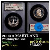 2000-s MARYLAND Proof Washington Quarter 25c ACG