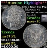 ***Major Highlight*** 1902-o Morgan Dollar Near To