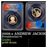 2008-s ANDREW JACKSON Proof Presidential Dollar Fi