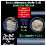 Buffalo Nickel Shotgun Roll in Old Bank Style 