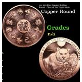 1oz .999 Fine Copper Bullion Round - Year of the T