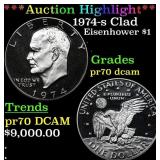 ***Auction Highlight*** 1974-s Clad Proof Eisenhow