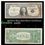 1957B $1 Blue Seal Silver Certificate Grades Choic