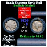 Buffalo Nickel Shotgun Roll in Old Bank Style 
