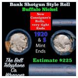 Buffalo Nickel Shotgun Roll in Old Bank Style 