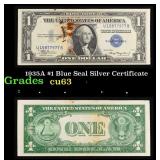 1935A $1 Blue Seal Silver Certificate Grades Selec