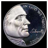 2005-s Western Waters Proof Jefferson Nickel 5c Gr
