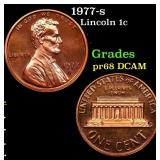 1977-s Proof Lincoln Cent 1c Grades GEM++ Proof De
