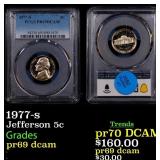 PCGS 1977-s Proof Jefferson Nickel 5c PCGS