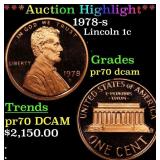 ***Auction Highlight*** 1978-s Proof Lincoln Cent
