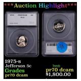 1975-s Proof Jefferson Nickel 5c SEGS