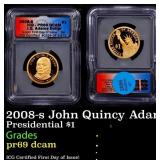 2008-s John Quincy Adams Proof Presidential Dollar