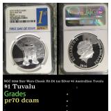 NGC NGC 2016 Star Wars Classic R2-D2 1oz Silver $2