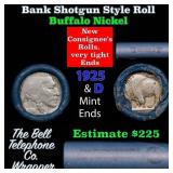 Buffalo Nickel Shotgun Roll in Old Bank Style 