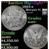 ***Major Highlight*** 1883-s Morgan Dollar $1 Sele