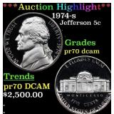 ***Auction Highlight*** 1974-s Proof Jefferson Nic