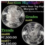 ***Major Highlight*** 1882-s Morgan Dollar Near To