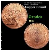 1oz .999 Fine Copper Bullion Round - Trivium Style