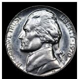 1962-p Jefferson Nickel 5c Grades GEM+ Unc